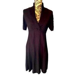 Jones New York Womens Black  Knit Dress Sz M